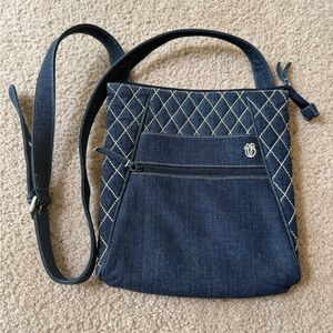 Vera Bradley denim Quilted Crossbody